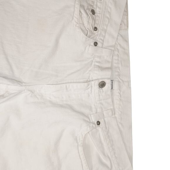 True Religion White Denim Cutoff Shorts Men’s 40 – Made in USA - Picture 2 of 6